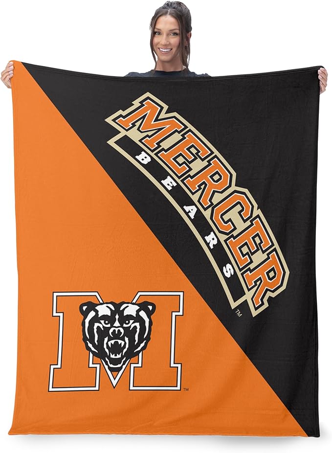 Northwest NCAA Silk Touch Throw Blanket, Ultra Soft Plush Polyester, Lightweight Warm Decorative Fan Gift, 46 x 60 in