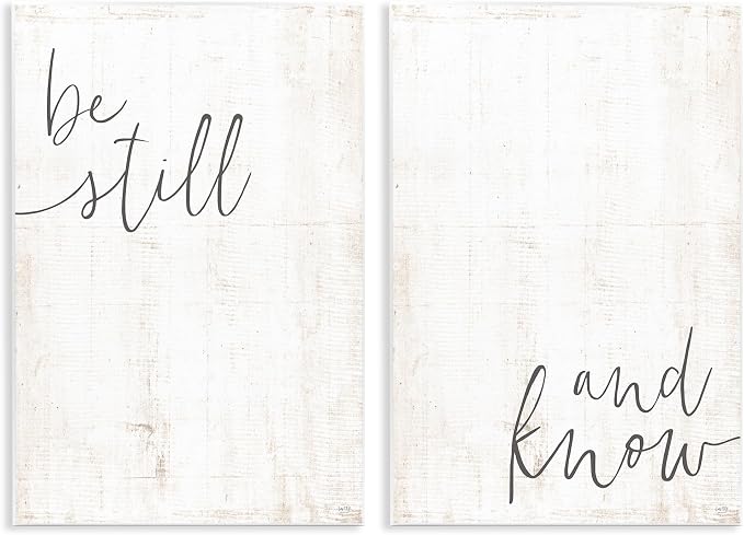 Spiritual Calligraphy, 10 x 15 Inch Mounted Print on Wall Plaque Set | Stupell Industries · Ready to hang · Hand finished · Made in USA