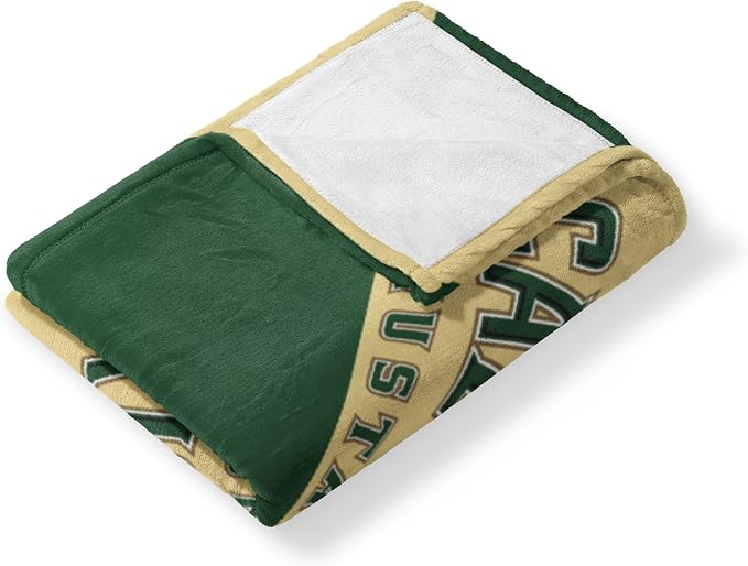 Northwest NCAA Silk Touch Throw Blanket, Ultra Soft Plush Polyester, Lightweight Warm Decorative Fan Gift, 46 x 60 in