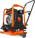 WEN 6.5HP 196cc Plate Compactor with Wheels and 3350-Pound Compaction Force (56096)