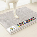 Muddy Mat® | Super Water Absorbent Door Mat Indoor, Microfiber Quick Dry Chenille Entryway Rug, Slip Resistant Front Door Mat, Indoor Mats for Entryway, Machine Washable Pet Rug, White 32" x 44"