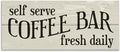 Rustic Coffee Bar Herringbone, 20 x 48 Inch Canvas Wall Art | Stupell Industries · By Lil' Rue · Ready to hang once unboxed · Kitchen friendly decor · Made in USA