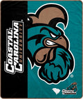 Proformance Home NCAA Coastal Carolina Chanticleers Endzone Ultra Soft Tailgate Throw