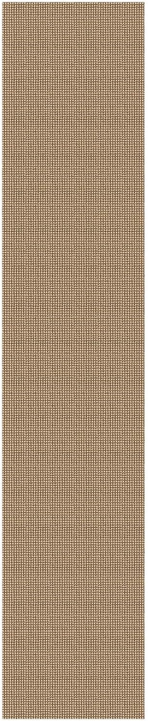 IOHOUZE Washable Runner Rug 2.6x10 Non Slip Rubber Backed Long Hallway Runner Entryway Runner Indoor, Kitchen Rugs Woven Cotton Floor Carpet for Hall Entrance, Orange/Tan/Brown