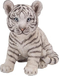 Tocca Hi-Line Gift Sitting White Tiger CUB Statue