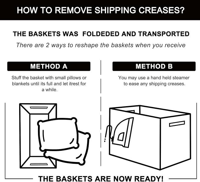 OIAHOMY 3 Pack Storage Basket for Organizing, 13''X9.85''X8.7'' Storage Bins,Woven Basket Basket with Handles, Toy Storage Basket Bin,Stylish Room Decor Basket, White & Grey variegated