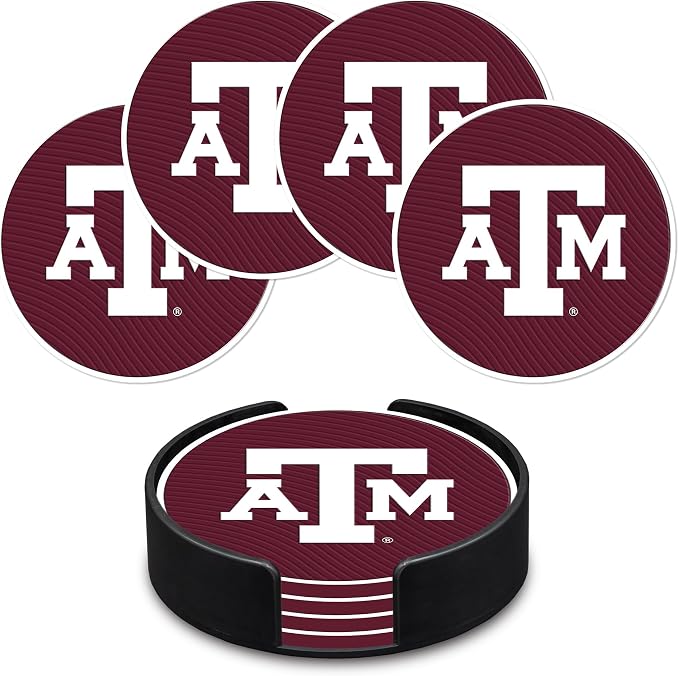 Rico Industries NCAA 4pack Coaster Set - Classic Favorites