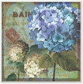 Stupell Home Décor Colorful Hydrangeas with Antique French Backdrop Wall Plaque Art, 12 x 0.5 x 12, Proudly Made in USA