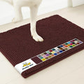 Muddy Mat® | Super Water Absorbent Door Mat Indoor, Microfiber Quick Dry Chenille Entryway Rug, Slip Resistant Front Door Mat, Indoor Mats for Entryway, Machine Washable Pet Rug, Rust 16" x 24"