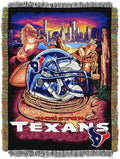 Northwest NFL Woven Tapestry Wall Hanging, 48 x 60 Inches, Officially Licensed, Decorative Fringes