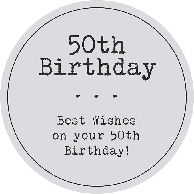Top Shelf 50th Birthday Wish Jar With 100 Tickets, Pen, and Decorative Lid