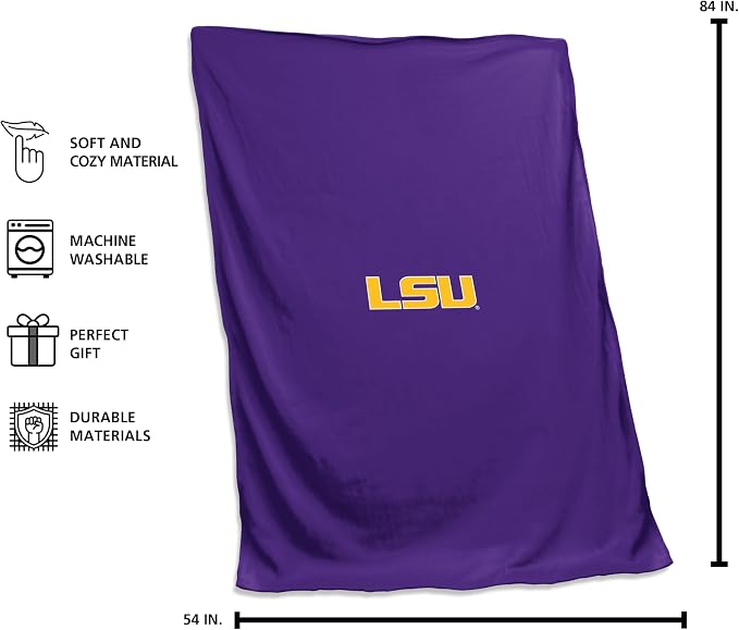Logo Brands NCAA Unisex-Adult Sweatshirt Blanket