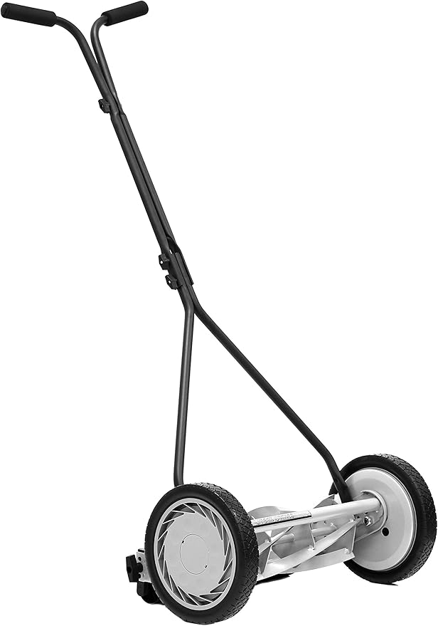 Great States 415-16 16-Inch Reel Mower Standard Full Feature Lawn Mower with T-Style Handle and Heat Treated Blades | American Lawn Mower Company SK-1 Reel Lawn Mower, Compound Sharpening Kit