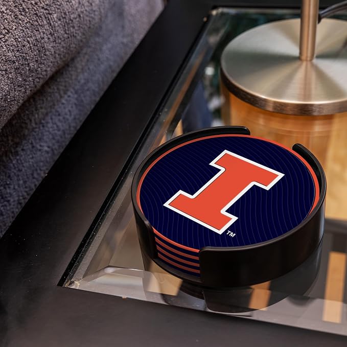Rico Industries NCAA 4pack Coaster Set - Classic Favorites