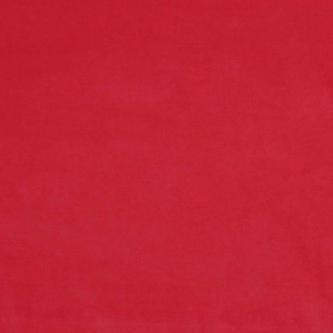 Amazon Basics Kid's Soft, Breathable, Machine Washable Microfiber 3-Piece Sheet Set with Pillowcase, Twin, Red, Solid
