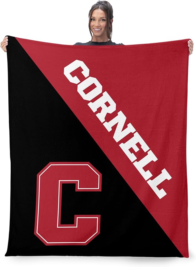 Northwest NCAA Silk Touch Throw Blanket, Ultra Soft Plush Polyester, Lightweight Warm Decorative Fan Gift, 46 x 60 in