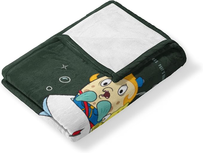 Spongebob Squarepants Failed Boating Test Silk Touch Throw Blanket, Soft Plush Bed & Couch Cover, 50 x 60 Inches
