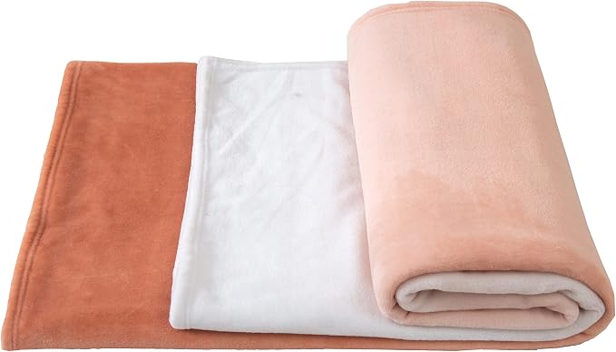 Elegant Comfort Luxury Velvety Feel Blanket, All-Season Lightweight Blanket, Ultra Plush, Soft, Cozy-Fuzzy Flannel Fleece for Couch, Sofa, Bed, Travel, Ombre Design, Full/Queen, Dusty Rose