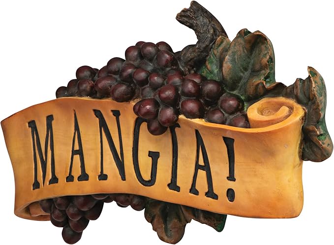 Design Toscano AH231116-Parent Mangia Wall Sculpture,Full Color
