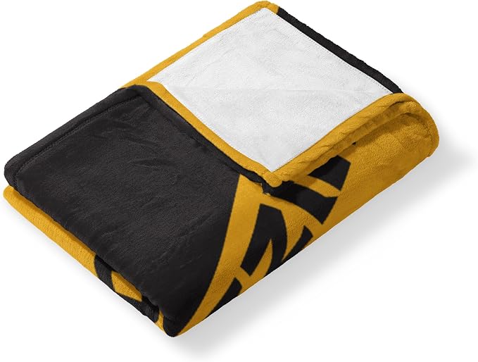 Northwest NCAA Silk Touch Throw Blanket, Ultra Soft Plush Polyester, Lightweight Warm Decorative Fan Gift, 46 x 60 in