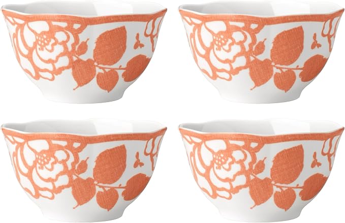 Lenox BM COTTAGE DW RICE BOWLS S/4 SAFFRON, 2.65