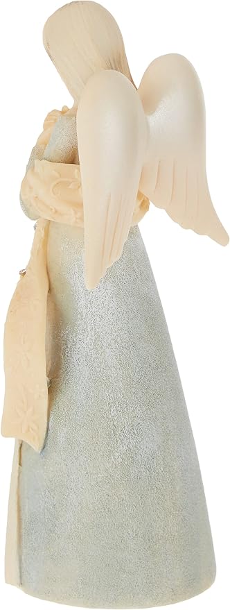 Enesco Foundations Guardian Angel Watch Over You Figurine, 4.72 Inch, Multicolor