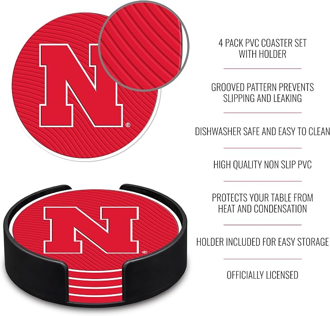 Rico Industries NCAA 4pack Coaster Set - Classic Favorites