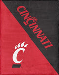 Northwest NCAA Silk Touch Throw Blanket, Ultra Soft Plush Polyester, Lightweight Warm Decorative Fan Gift, 46 x 60 in