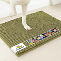 Muddy Mat® | Super Water Absorbent Door Mat Indoor, Microfiber Quick Dry Chenille Entryway Rug, Slip Resistant Front Door Mat, Indoor Mats for Entryway, Machine Washable Pet Rug, Sage 24" x 44"