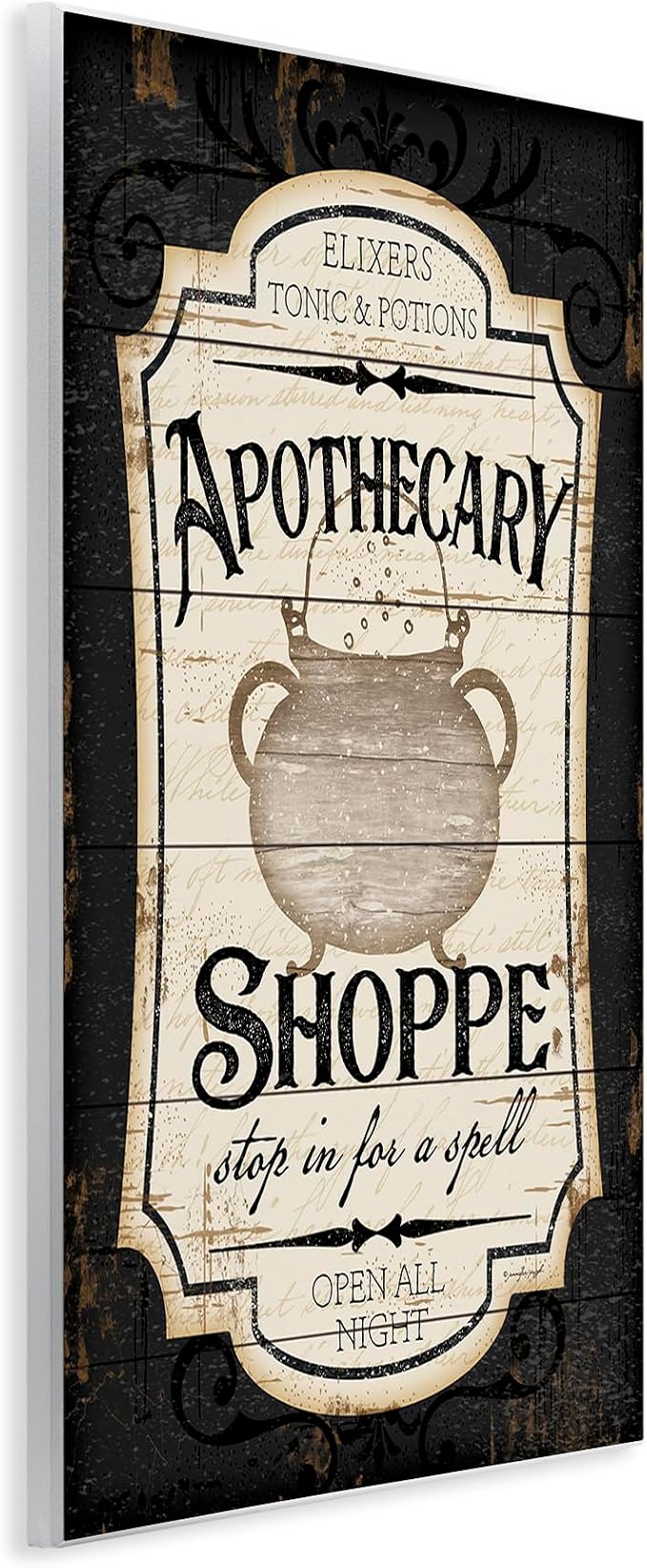 'Apothecary Shoppe Spooky Sign'| Wall Plaque Art | Stupell Industries | 13 x 19 Inches, Easy to Hang and Sturdy, Made in USA, by Jennifer Pugh