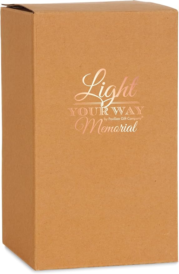 Pavilion Gift Company 19135 Light Your Way Memorial Beloved Mother Angel Figurine, 5-1/2", Brown
