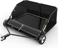 YITAMOTOR 50" Lawn Sweeper Tow Behind with 25 cu.ft Capacity Collector | 50" Tow Behind Lawn Sweeper with 25 cu.ft Large Hopper. Rotating brush drum, Pull Behind Lawn Sweeper for Tractors/ATVs.