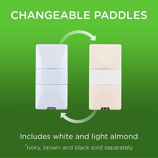 Enbrighten Z-Wave Motion Sensing Light Switch, White & Light Almond, 2 Pack | Occupancy and Vacancy Sensors, 45ft Detection Range, 180 Degree Zone, Hub Required, Works with Alexa & Google Home