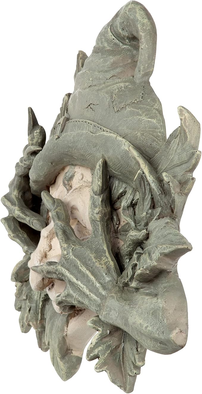 The Poison Ivy Forest Witch: Greenman Wall Sculpture