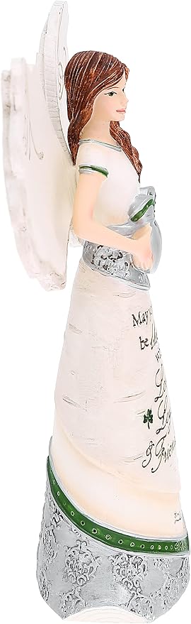 Pavilion Gift Company 82340 Elements Irish Blessings Angel Figurine, 6-1/2-Inch,Silver