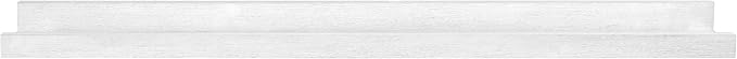 MCS Picture Ledge Shelf, Room Decor Floating Shelf, White Woodgrain, 35 Inch