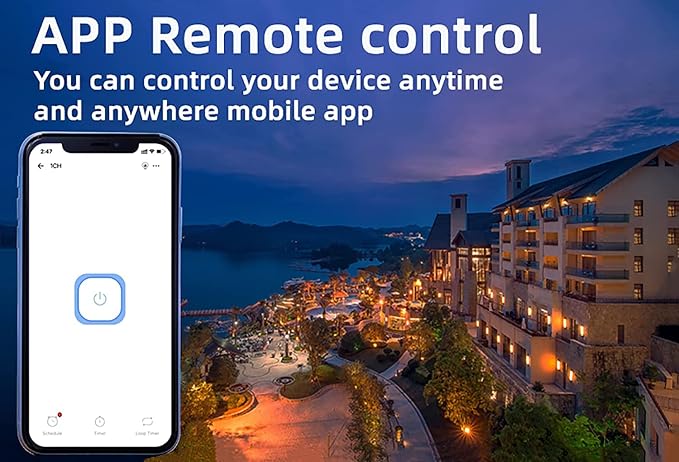 Smart Switch Momentary/Latching WiFi Relay, eWeLink App Bluetooth Control Switch, DIY Smart Home, Compatible with Alexa Google Home