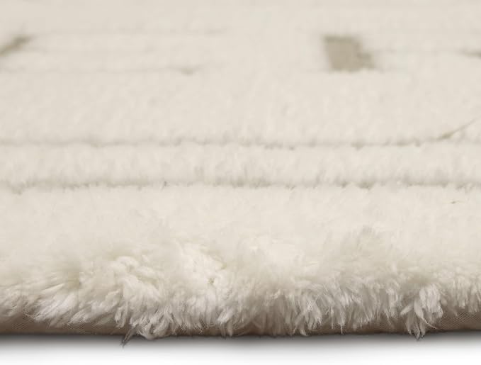 Mohawk Home Hers Casual Novelty; Solid Ivory 1' 5" X 2' Bath Mat Perfect for Bathroom