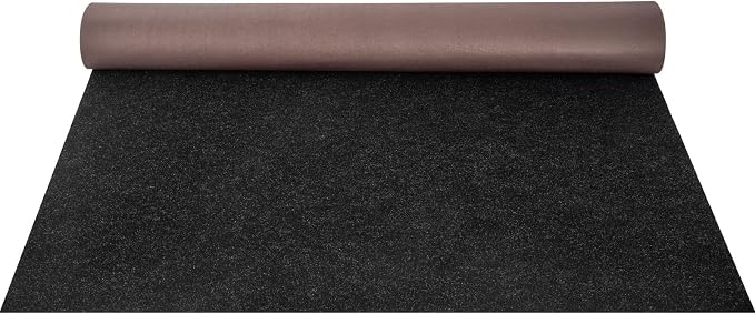 Happybuy 6 ft x 23 ft Charcoal Black Marine Carpet for Boats Waterproof - 0.18" Thick Indoor Outdoor Rug Carpet Roll for Home Patio Porch Deck