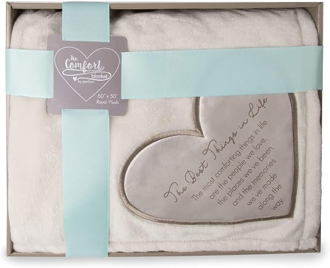 The Comfort Blanket 19510 The Best Things in Life Plush Throw Blanket