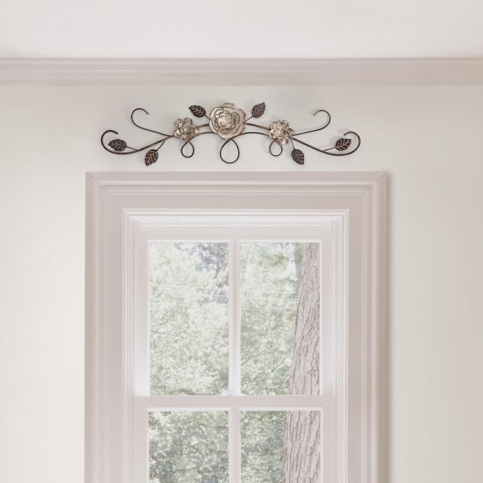 Habitat Astera Floral Metal Wall Art