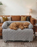 IUUI Dog Bed/Mat for Couch,Luxury Dog Couch Bed Sofa Furniture Protector | Non-Slip&Manchine Washable,Protects Sofa from Fur & Scratches,Ultrasoft Fluffy Texture,Cozy for All Size Dogs&Cats