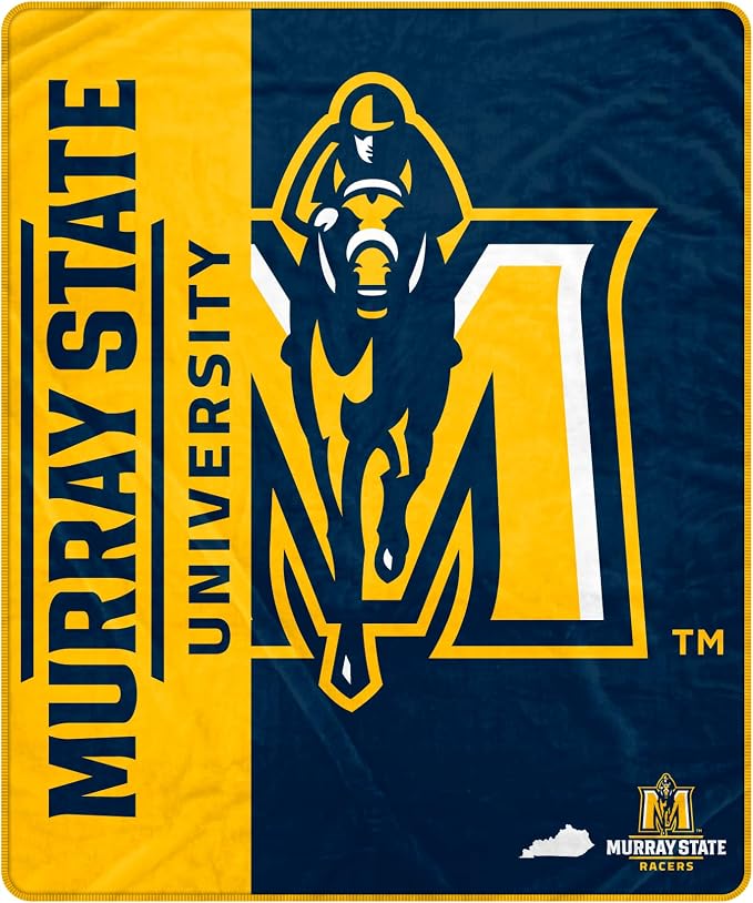 Proformance Home NCAA Murray State Racers Endzone Ultra Soft Tailgate Throw
