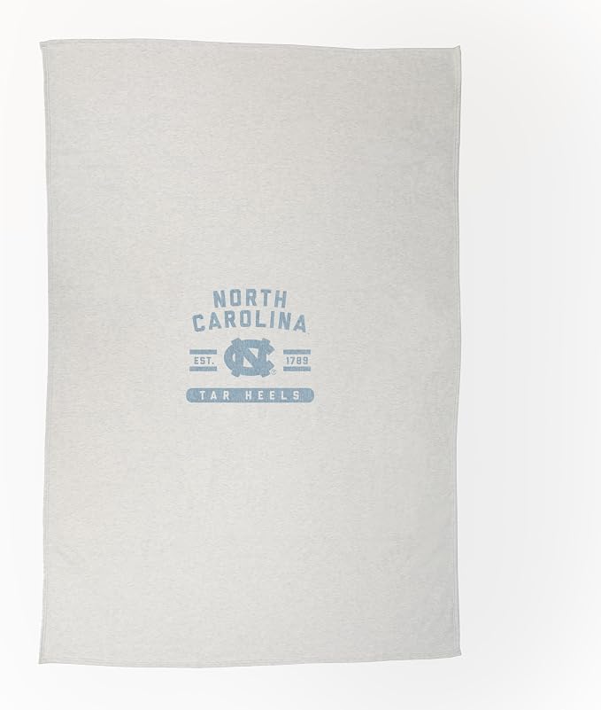 Logo Brands NCAA Sweatshirt Blanket - Officially Licensed Soft Throw Blanket for Fans, Cozy Game Day Blanket, Vintage-Style, Great Gift for Students & Alumni