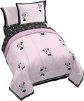 Jay Franco Kids Comforter Set Includes Sheets and Pillow Covers - Soft and Cozy Bed Set for Stylish Room Decor, Official Licensed Bedding, Multi - Minnie Mouse, 7 Piece Full