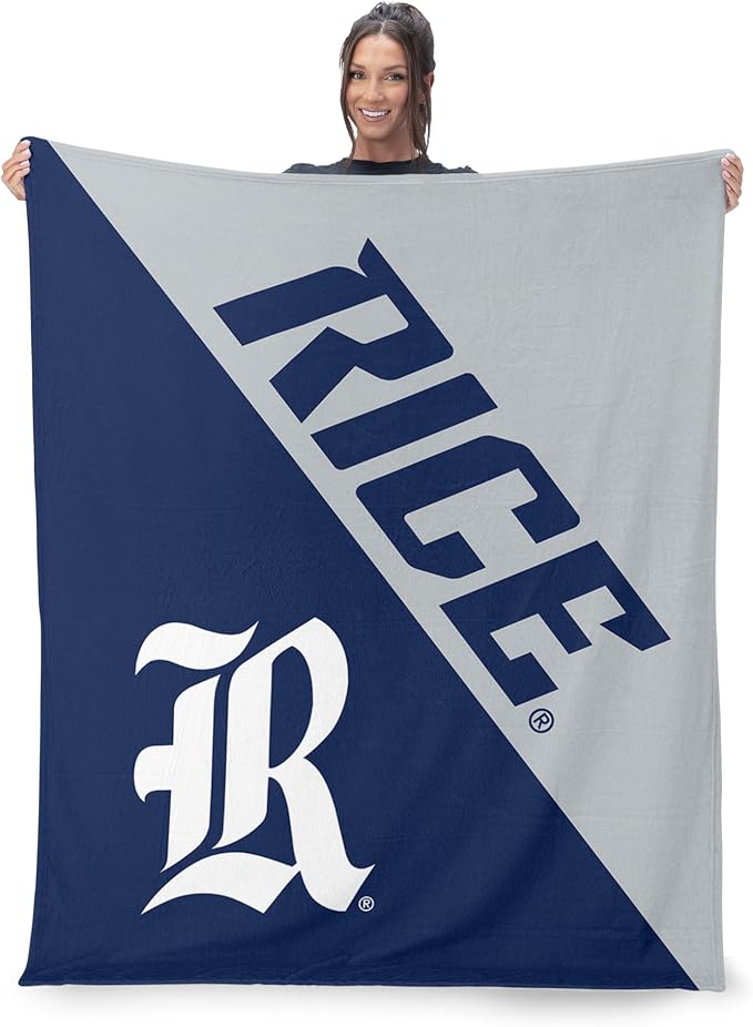 Northwest NCAA Silk Touch Throw Blanket, Ultra Soft Plush Polyester, Lightweight Warm Decorative Fan Gift, 46 x 60 in