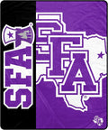 Proformance Home NCAA Stephen F. Austin Lumberjacks Endzone Ultra Soft Tailgate Throw