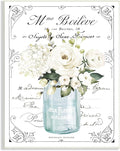 Vintage Parisian Floral Bouquet, 10 x 15 Inch Mounted Print on Wall Plaque | Stupell Industries · By Lettered and Lined · Ready to hang · Made in USA