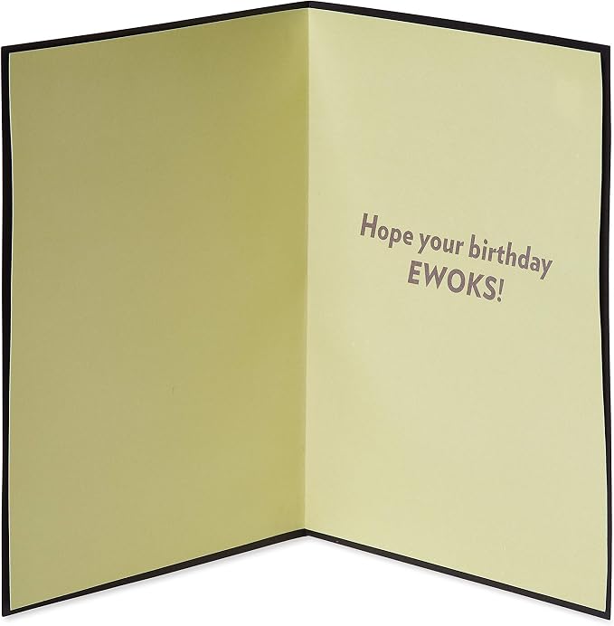 Papyrus Star Wars Birthday Card (Ewoks)