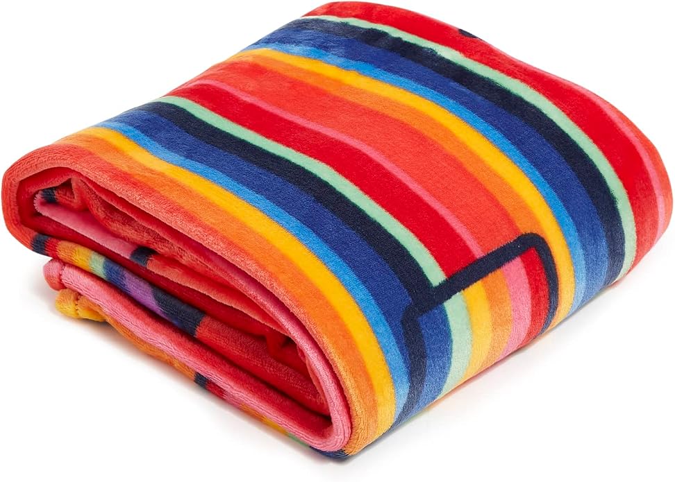 Vera Bradley Women's Fleece Throw Blanket – Soft Plush Blanket for Couch, Bedroom & Home Décor
